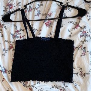 Black crop top